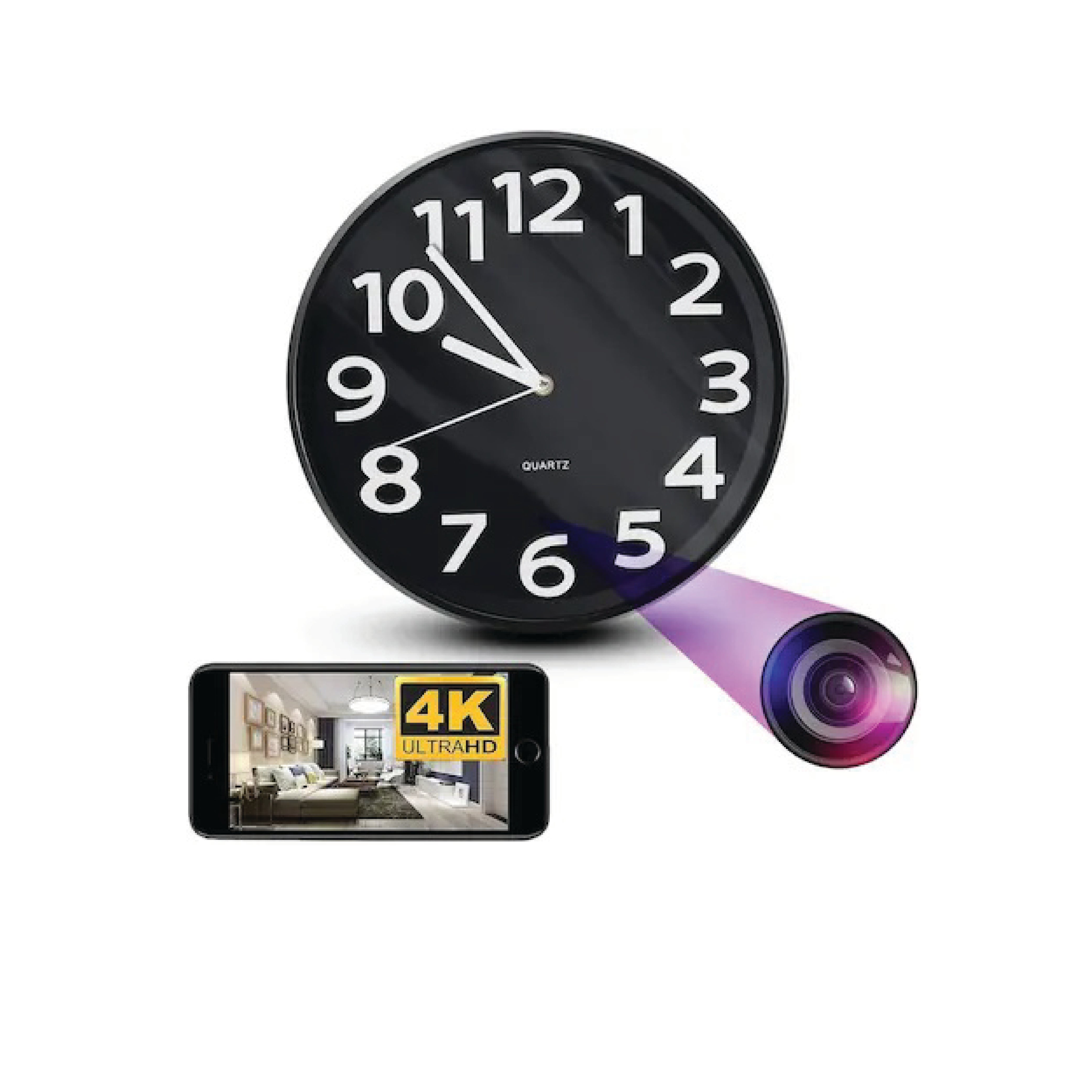Quartz clock Camera